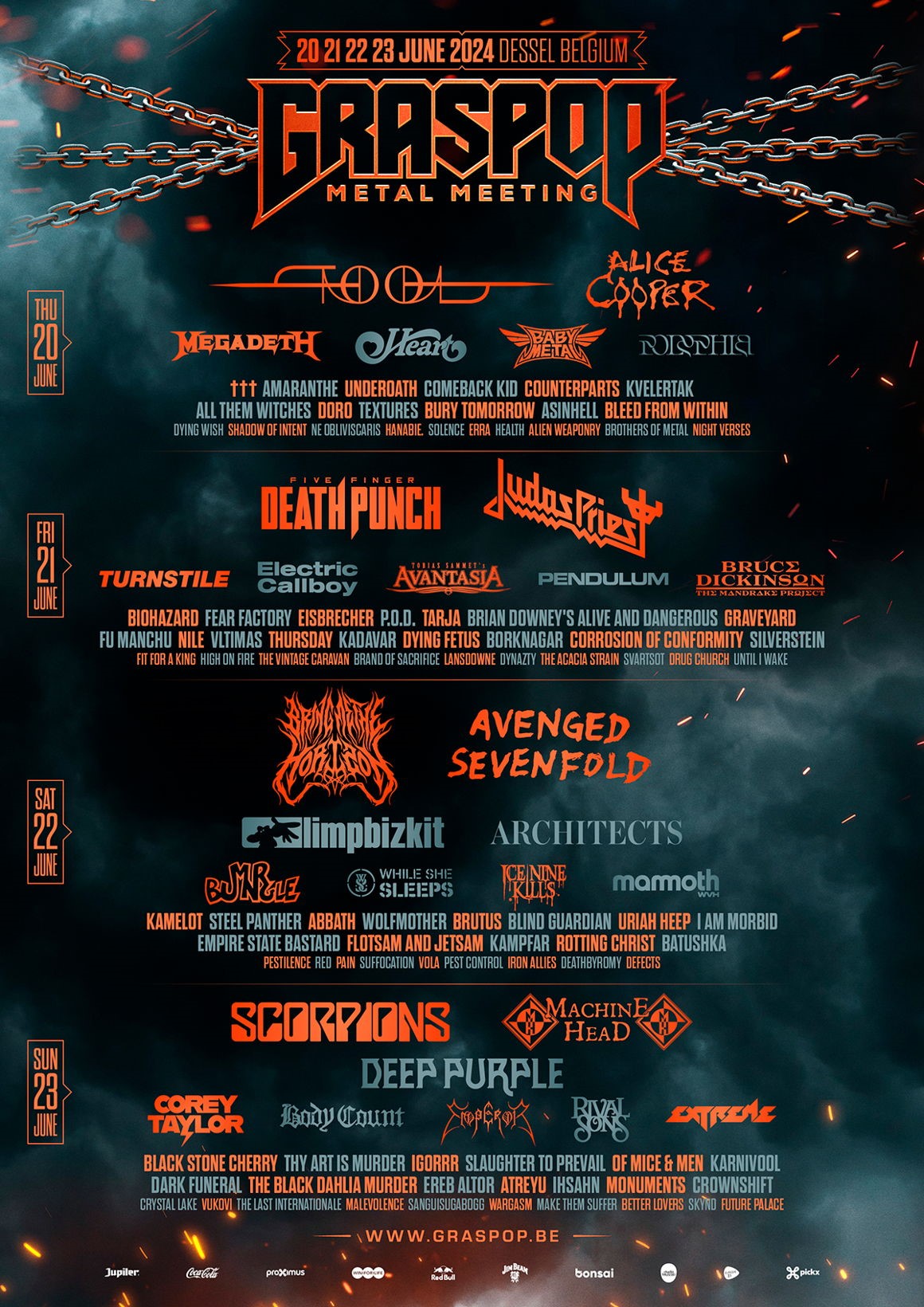 GRASPOP 2024 ADDS ANOTHER 30 BANDS TO ITS LINEUP...JUNE 20,21,22,23 ...