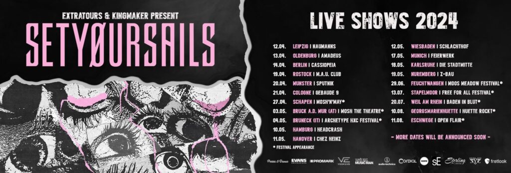 ALBUM REVIEW: SETYØURSAILS’ explosive second album “Bad Blood” out on April 12th via Napalm Records